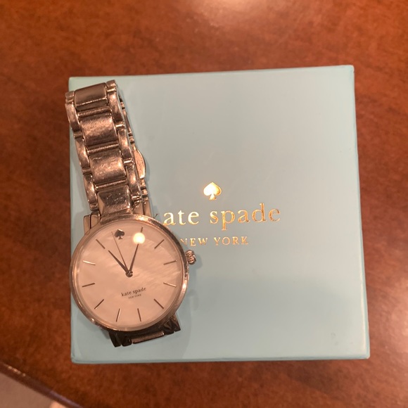 kate spade Accessories - KATE SPADE silver watch with box and extra links